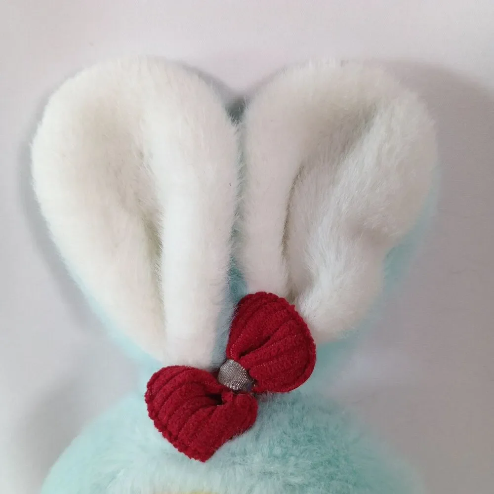 Baby Three Cure Planet Blue Bunny Maid Plush Pendant Rabbit Bag Charm Kawaii